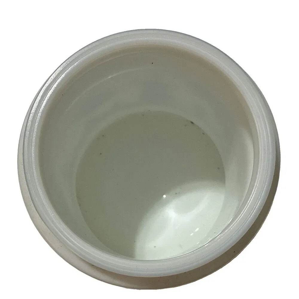 Vintage Willem II Opaline Milk Glass Cigar Tobacco Jar Blue Dutch Scene Lid